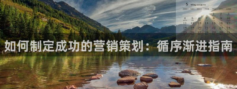 必赢平台电子：如何制定成功的营